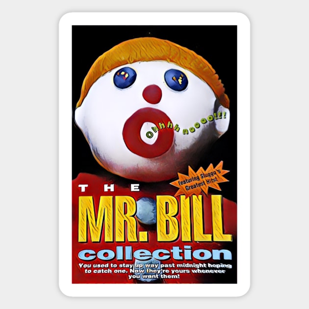 Mr. Bill - Graphic 1 Sticker by davidbstudios